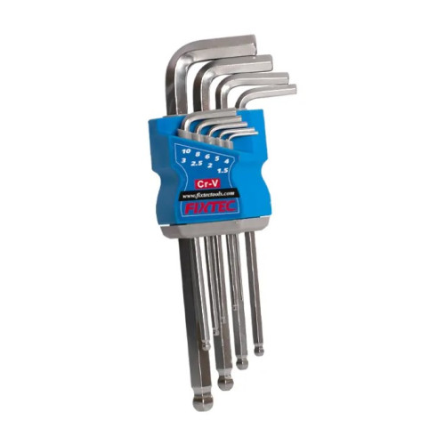 FIXTEC Imbus ključ set 9kom sa kuglom