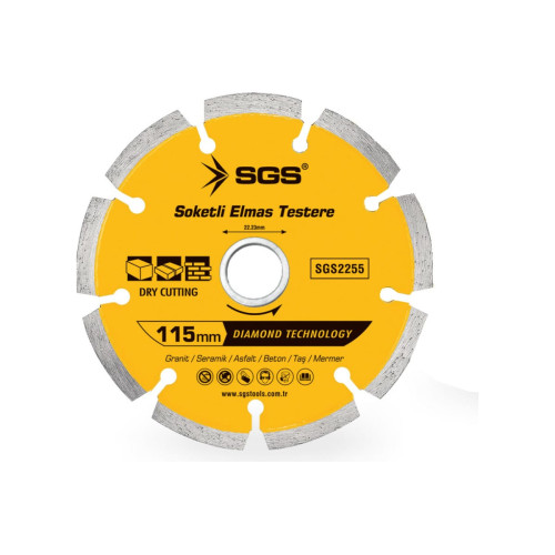 SGS Dijamantski disk za beton Segment 115mm