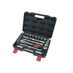 Set nastavaka (gedora) sa račnom 1/2 cola, 26 kom, CONMETAL