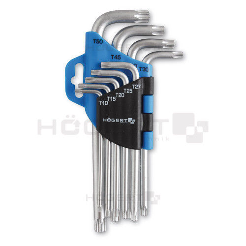 Set torx ključeva 9 kom, Hogert
