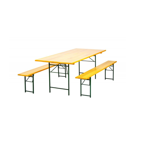 Baštenski set STOUT- sto + 2 klupe 200x80cm