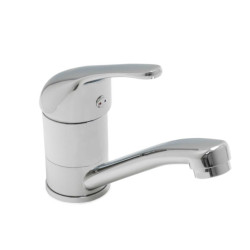 Jednoručna baterija/slavina za sudoperu, 2 creva, 13cm, 40mm, UNA, kratka lula