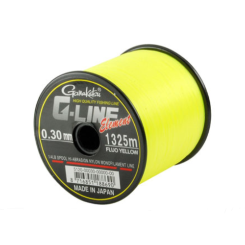 Najlon Gamakatsu G-Line 0.28mm 1490m, 0.30mm 1325m, 0.35mm 920m, Žuti
