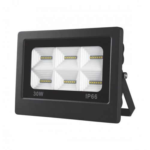 Led Reflektor Lynco 30W 6000K Slim Crni