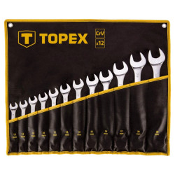 Set vilasto-okastih ključeva 13-32mm, 12kom, TOPEX
