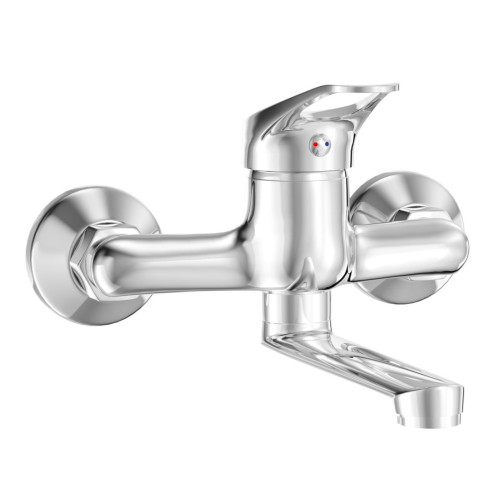 Zidna jednoručna baterija / slavina za lavabo, 15cm, Piccolo Aquasan