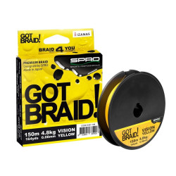 Upredena struna SPRO GOT Braid 0.08mm, 0.10mm, 0.12mm, 0.14mm, 0.16mm, 0.18mm, 0.20mm 150m